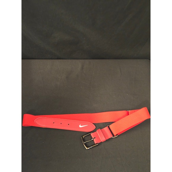 Nike Kids Red Baseball Belt Adjustable Comfort One Size Sportswear - Picture 1 of 4